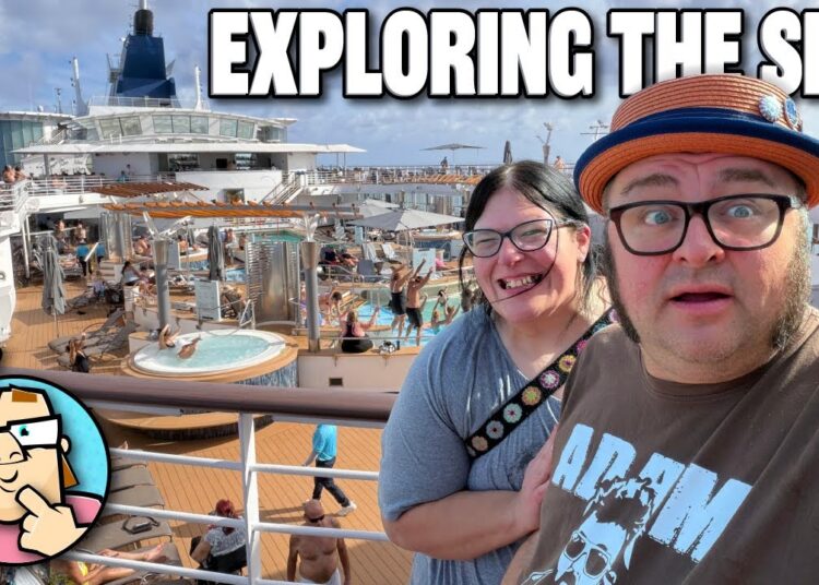 Exploring Our Ship – Celebrity Summit – Fancy Dinner at Cosmopolitan Restaurant – Day 2 of Cruise