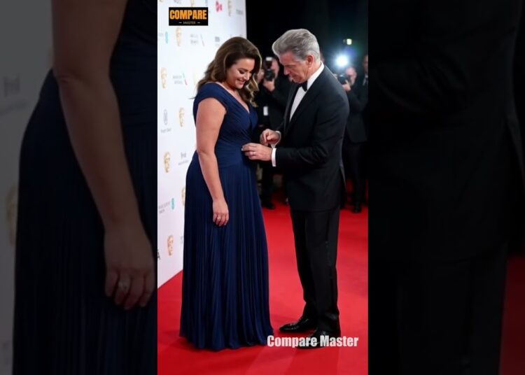 Pierce Brosnan’s Gentle Gesture Before the Cameras #shorts #hollywood #celebrity