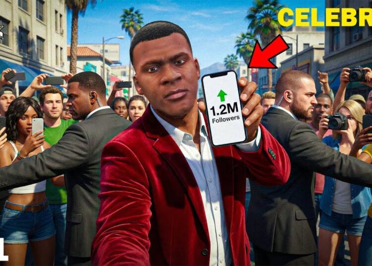 Franklin First Day As A Celebrity In GTA 5 !