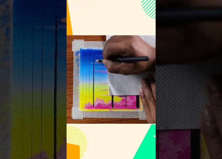 Easy_Drawing_for_Beginners___Drawing_with_Oil_Pastels||Art With AK@ArtArena #shorts #art #howto