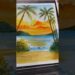 Easy sunset painting for beginners #easy #watercolorpainting #youtubeshorts #artist #shorts