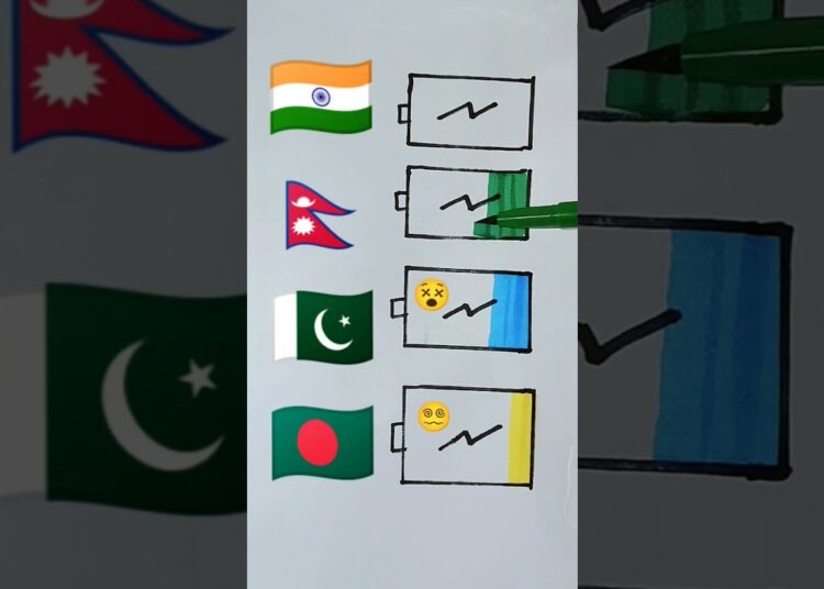 Flag Arts 🇮🇳🇳🇵🇵🇰🇧🇩 #art #drawing #independencedayflag #shorts #video #15august