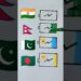 Flag Arts 🇮🇳🇳🇵🇵🇰🇧🇩 #art #drawing #independencedayflag #shorts #video #15august