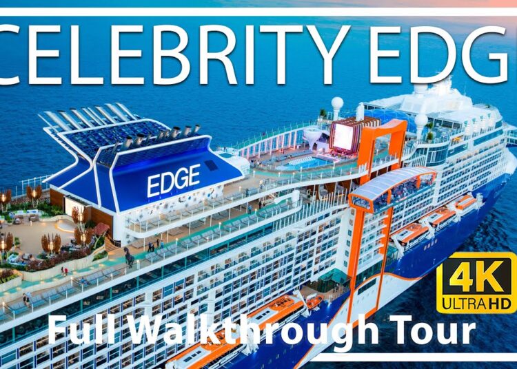Celebrity Edge | Full Walkthrough Ship Tour & Review | Ultra HD | 2023 New | Celebrity Cruise Lines