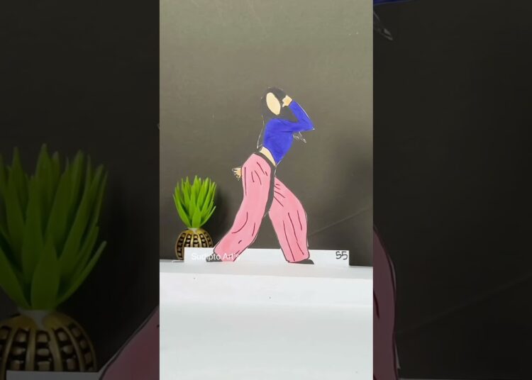 Chanel flipbook (Artist Version) #viral #foryou  #dance #flipbook #art #shorts #chanel