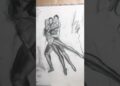 artwork 🖼️ solitude in studio #shorts #ytshorts #art #artist #youtuber #sketching #sketch #artwork