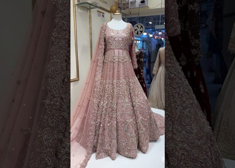 Tea Pink Royalty ✨ Bridal Second Day Maxi with Elegant Back Trail
