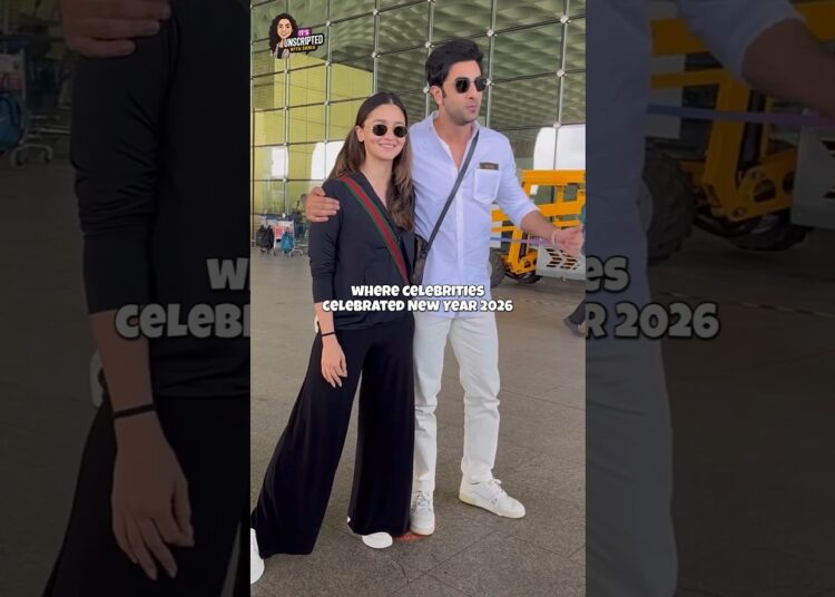 Where Celebrities Celebrated 2026 New Year #ranbeerkapoor #bollywood #aliabhatt #newyear2026