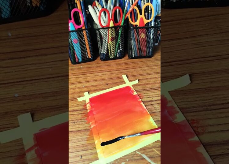 #sunset #painting#2026#trending  #art #artist #viral #shorts