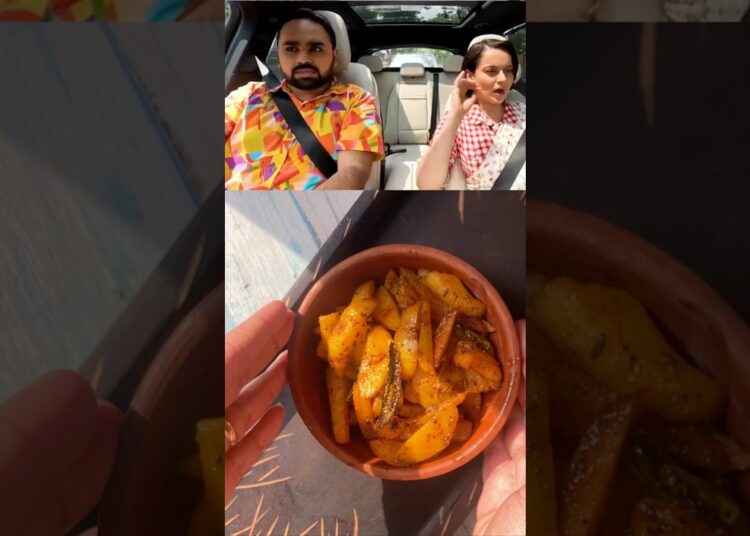 Bollywood actress Kangana Ranaut favourite aloo recipe shared by her#shorts#celebrity #kanganaranaut