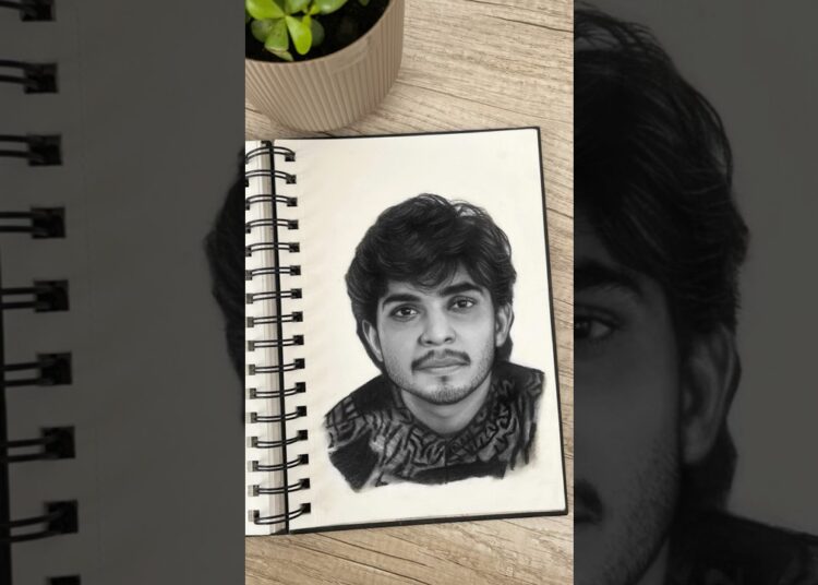#naslen #naslenkgafoor #drawing #artist #lokah #neeli #sketch #superstar #viral