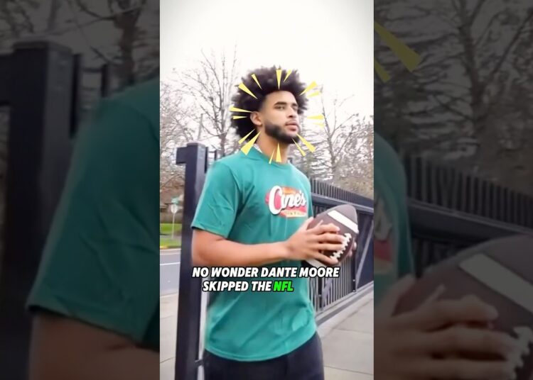 Dante Moore will reportedly forgo the NFL Draft#shorts #celebrity #nfl #dantemoore