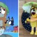 Bluey Fruit Art 🥭🫐 Featuring Chilli, The Grannies and MORE! | Bluey
