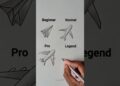 How to Draw Airplane 😱✈️ #sakilart #drawing #artist #shortsfeed