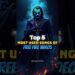 Top 5 most used songs of free fire videos 😱 Royalty, Mood, Kosandra, Rise up, So long #shorts