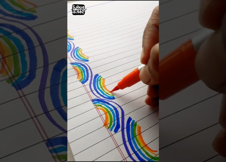 5 Border Design Ideas That Teachers Love 😍💯 #surabhikalakar #art