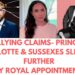 BULLYING CLAIMS & DANCING TIGHT ..SUSSEX SLIPS EVEN FURTHER #royal #meghan #princeharry