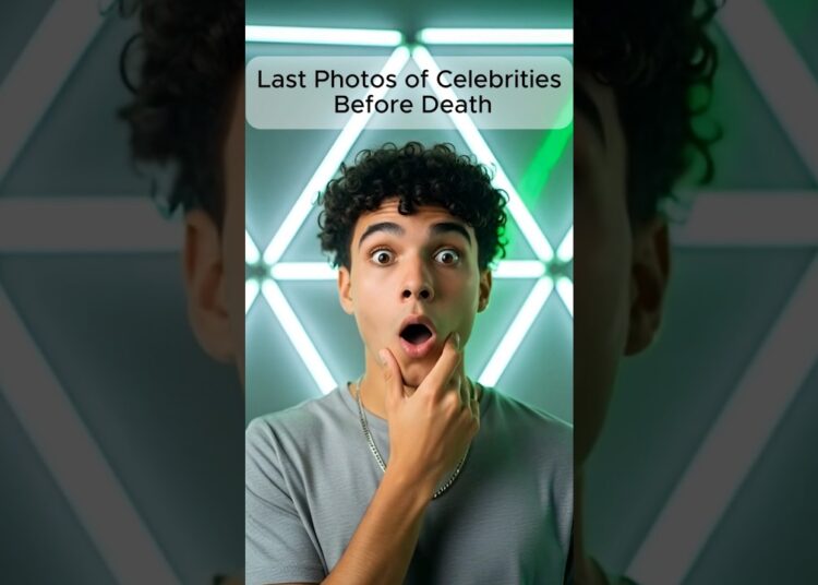 Last Photos of Celebrities Before Death #unique #real #last #photo #celebrity #death #viral #shorts