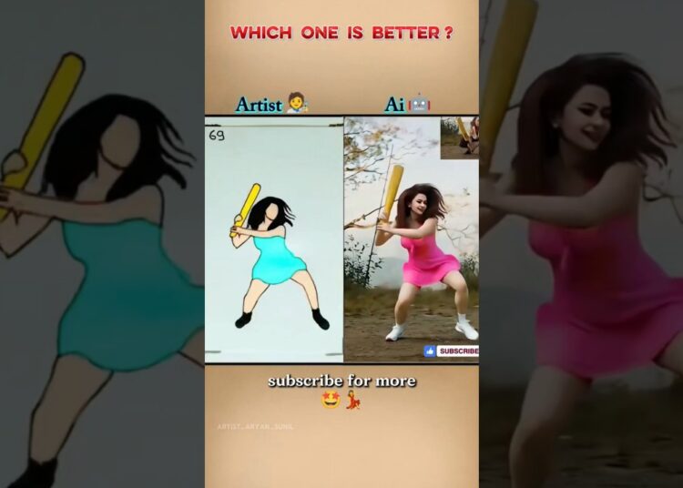 AI vs ARTIST..🤯💃 #ramcharan #ai #dance  #flipbook #telugu
