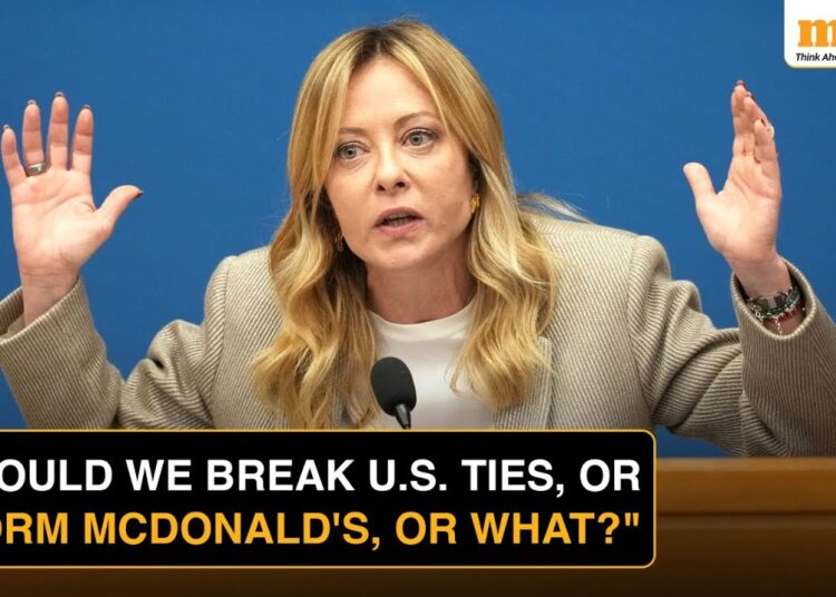 ‘It’s Geopolitics, Not Gossip!’: Meloni Shuts Down Those Wanting Italy To ‘Distance’ From U.S.