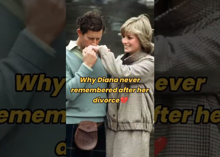 Why Diana never remembered after her divorce_#britishroyalfamily #diana #marriage #celebrity #new