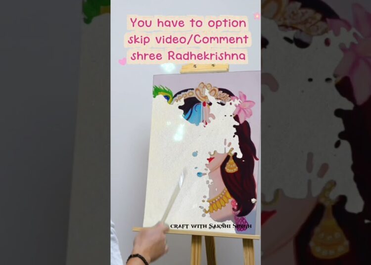 Radha Krishna ji ❤️ #shorts #painting #viralvideo #trending #viral #art #artist