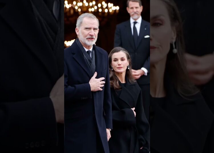 Spanish Royal Family in the church of Athens, Greece.🤍 #king#queen#princess#infanta#new#fyp#family