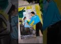 Kon kon ja rha movie dekhne ?? #art #painting #drawing #artist #shorts #youtube