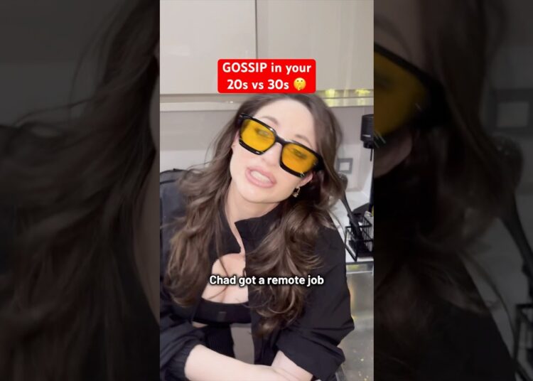 GOSSIP In Your 20s Vs 30s 🤫