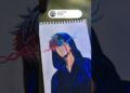 Drawing Sung Jinwoo ✨ (Part-2)  || Artist Chanchu || #animedrawing #jinwoo #anime #shorts