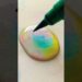 colour mixing in one drop 💧🔥#shortsfeed #satisfying #art