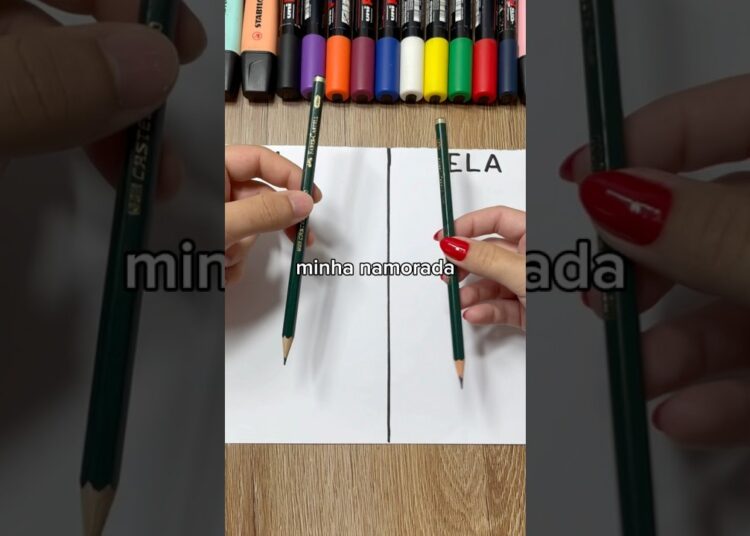 ARTISTA VS NAMORADA! 🙈✏️ #arte #desenho #shorts