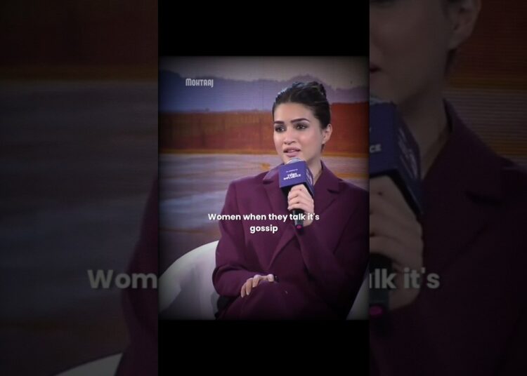 Kriti Sanon Challenges Social Stereotypes: Why is it Gossip for Women but Facts for Men