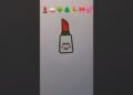 Lipstick 🐱 drawing #shorts #trending #art #satisfying #painting @P.K.drawing17