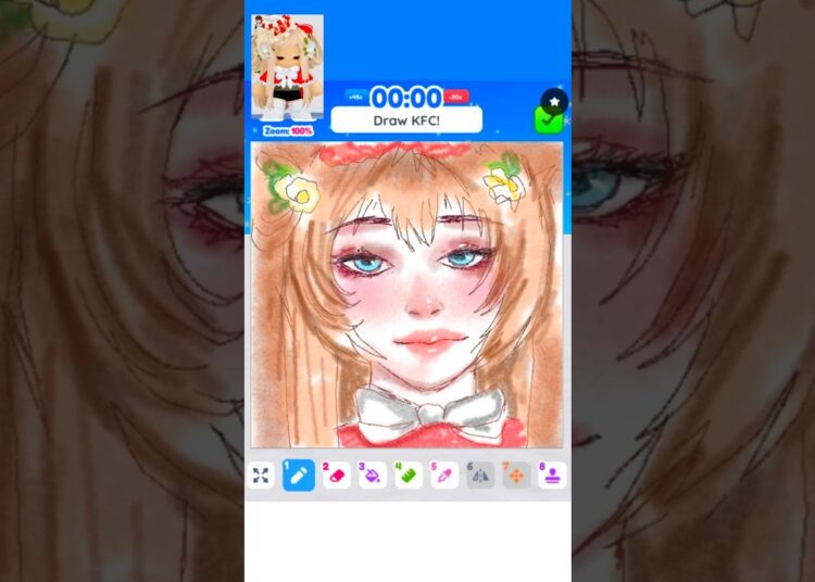 Draw me on ROBLOX✨♥️(pt.91) #roblox #robloxdrawing​#artist