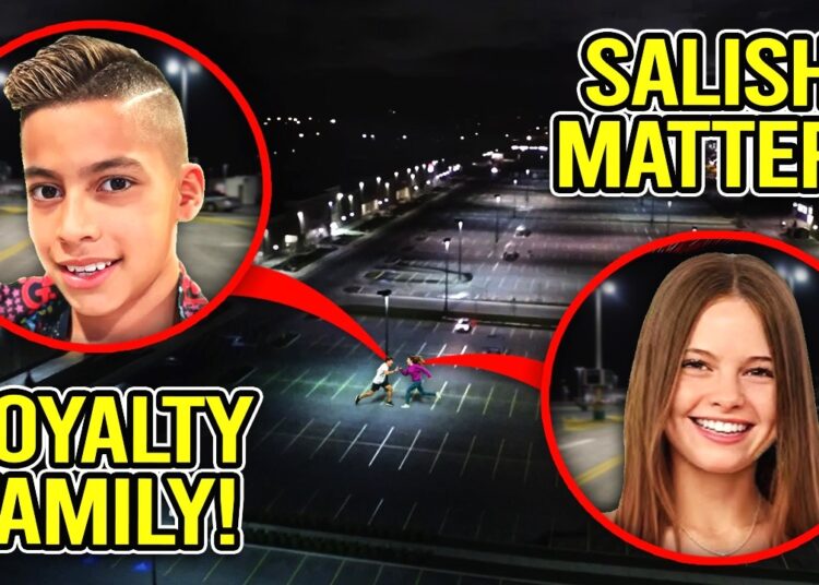 DRONE CATCHES ROYALTY FAMILY & SALISH MATTER IN REAL LIFE!! (THEY BROKE UP)