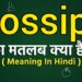 Gossips meaning in hindi | Gossips ka matlab kya hota hai | Word meaning