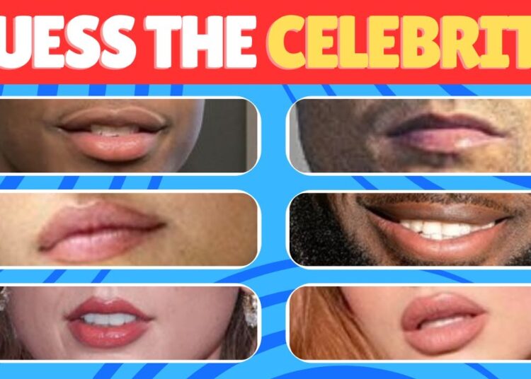 Guess the CELEBRITY by their MOUTH!!🤩👄