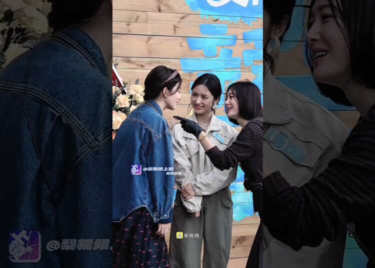 these girls already made their own gossip group 😚 #dylanwang #shenyue #bailu #qinlan