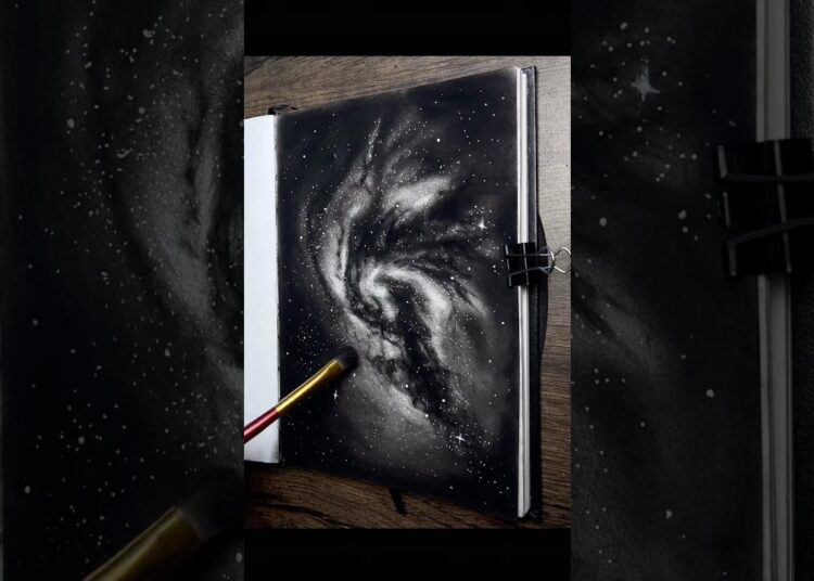 #charcoaldrawing #pencilart #howtodraw #artist #art #artwork #galaxy