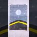 Moonlight Over Kaaba Sharif | Peaceful Islamic Art 🕋#artshorts #art #shorts #kaaba #artist