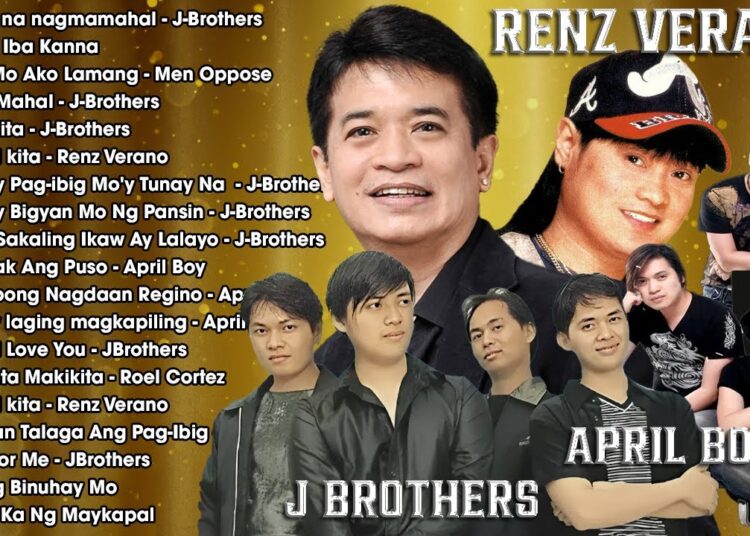 J Brothers, April Boy, Renz Verano, Men Oppos 🍁 Pinoy Tagalog Love Songs Medley of All Time #opm