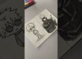 Cartoon to Anime, Gojo drawing #howtodraw #art #drawing #artist #shorts