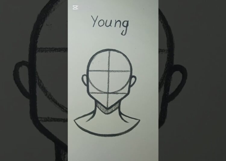 Kids to old Head drawing #howtodraw#art #drawing #artist #shorts