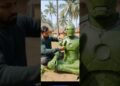 Iron Man creation #shortsfeed #ai #marvel #artist #art #creativity