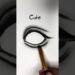 Cute and Cool , eyes drawing. #howtodraw #art #drawing #artist #shorts