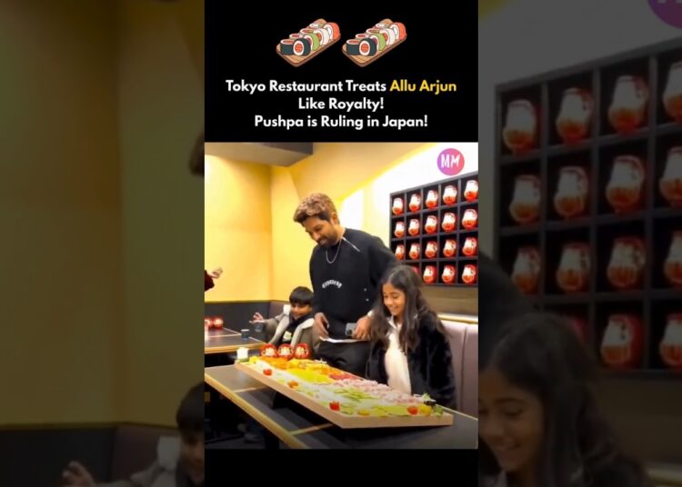 Tokyo Restaurant Treats Allu Arjun Like Royalty!