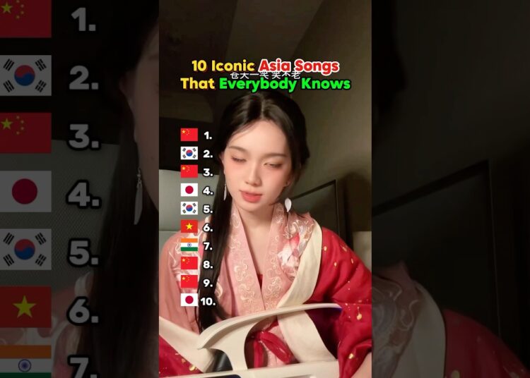 10 iconic Asia Songs that everybody knows #music #asia #playlist·