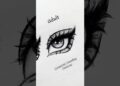 How to draw cute eyes #howtodraw #art #drawing #artist #shorts