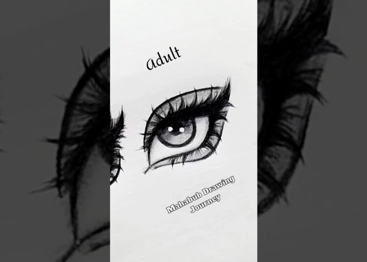 How to draw cute eyes #howtodraw #art #drawing #artist #shorts